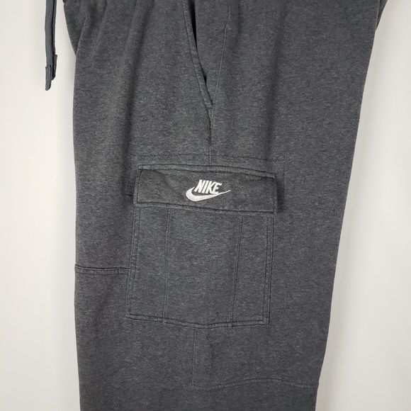 Men/'s Cargo Pocket Fleece Pants